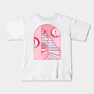 Pink House Kids T-Shirt